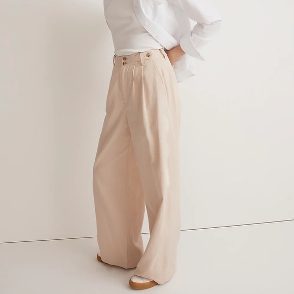 Madewell Harlow Wide-Leg Pant - Picture 3 of 9